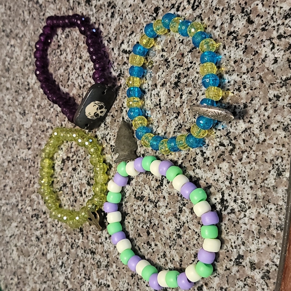 Kandi rave bracelets